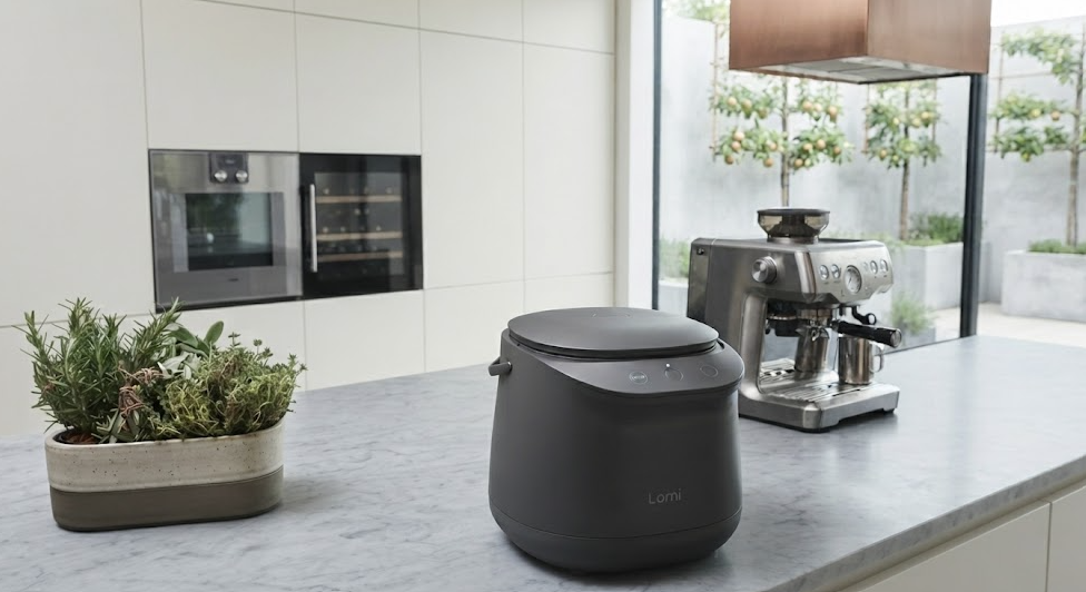 Cuve et pales de broyage d'un composteur électrique